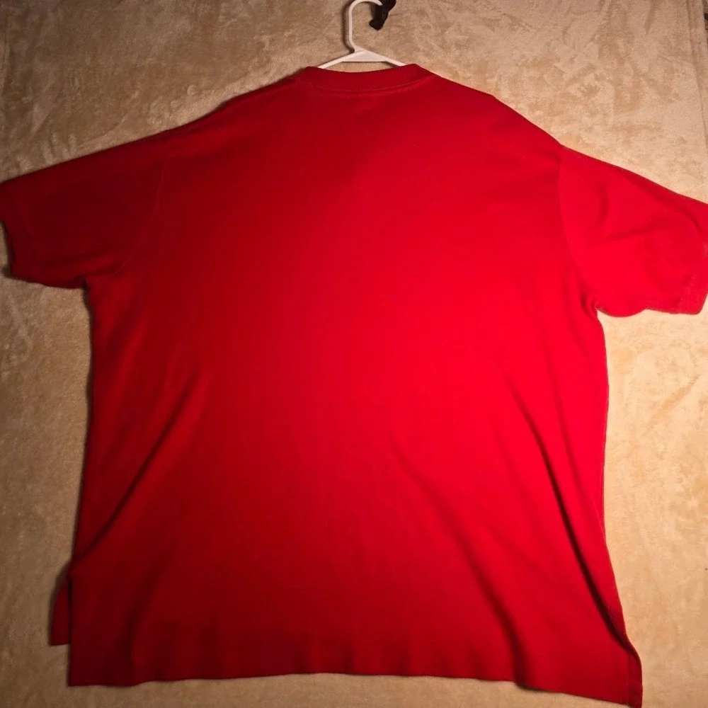 Polo Ralph Lauren Mens 2X Red Short Sleeve Pique Cotton Pony Logo Polo Shirt1072